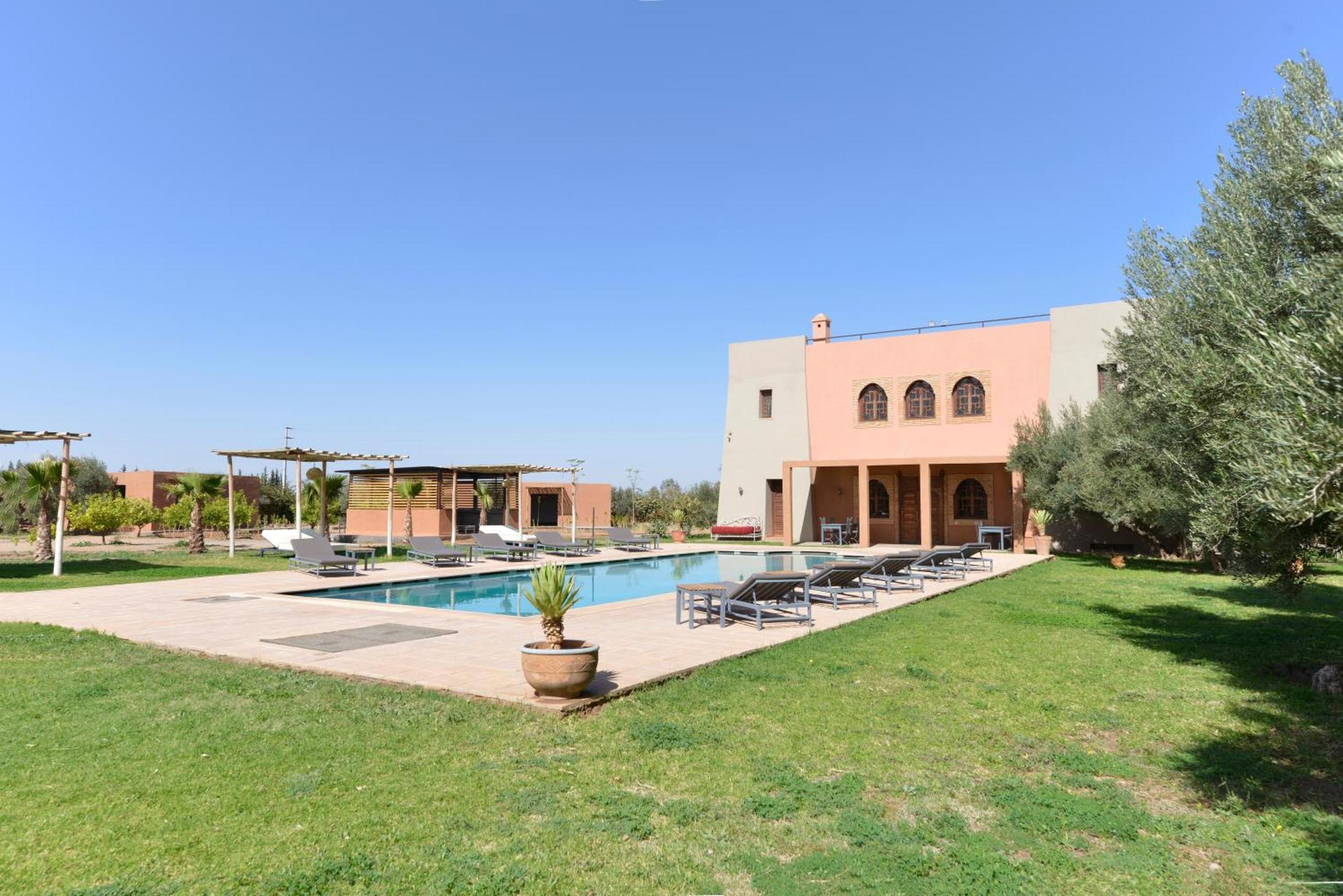 Villa Agora, Villa A La Campagne Proche Marrakech Sidi Abdallah Ghiat Exterior photo